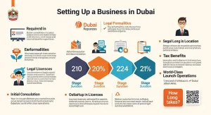 How long business setup in Dubai takes?