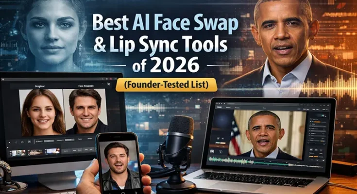 Best AI Face Swap & Lip Sync Tools of 2026 (Founder-Tested List)