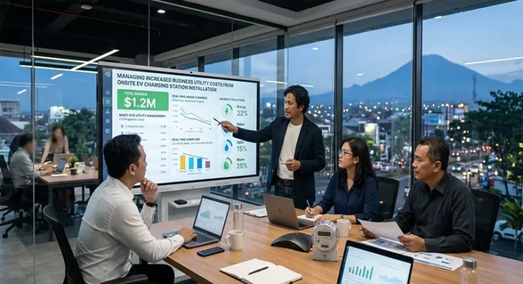 Managing Increased Business Utility Costs from Onsite EV Charging Station Installation